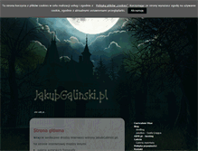 Tablet Screenshot of jakubgalinski.pl